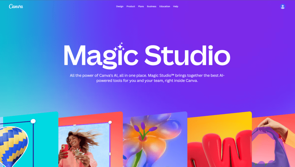 Canva Magic Studio AI image generator