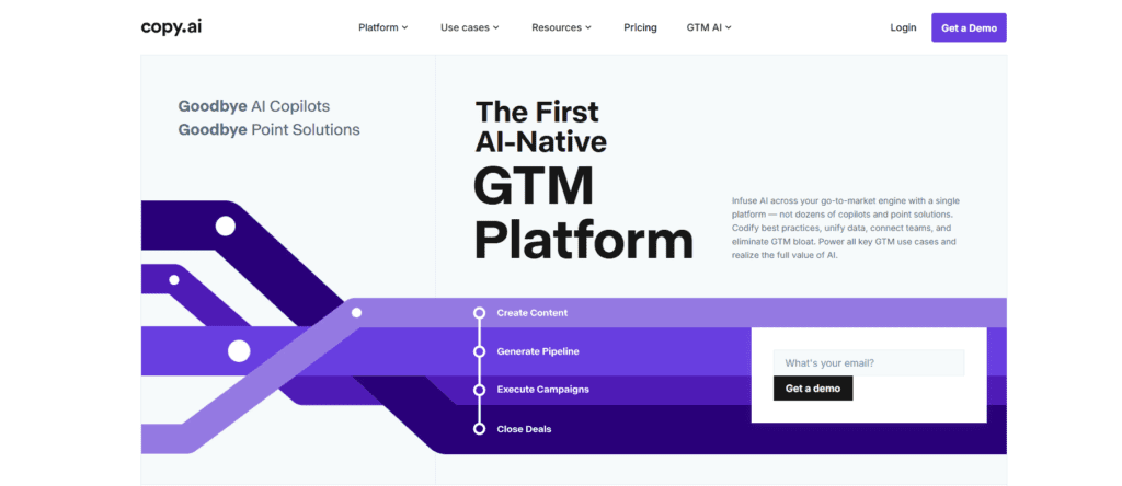 Copy.ai free marketing copy