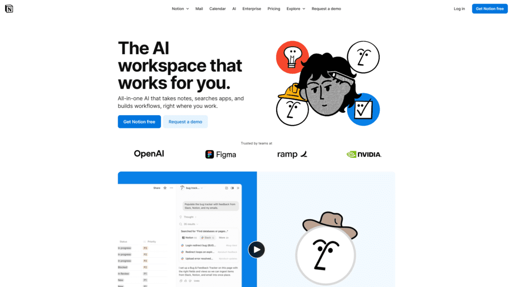 Notion AI free templates