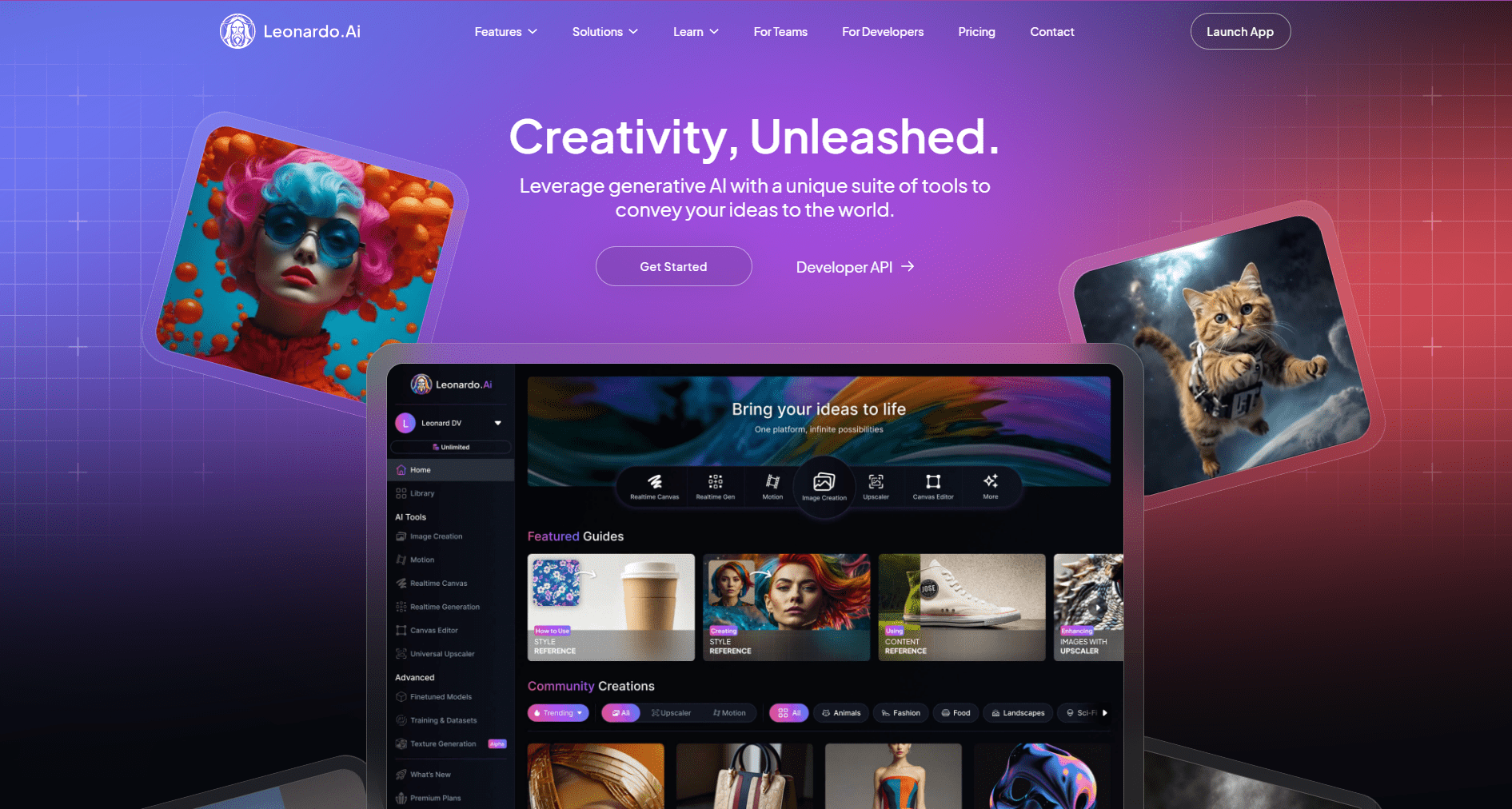 best ai image generator free Leonardo AI premium quality