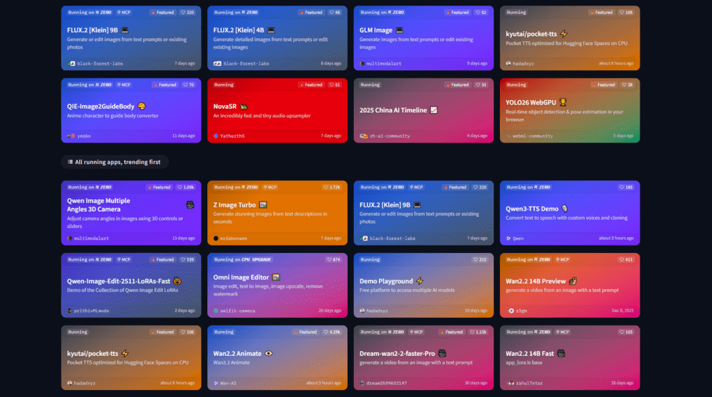 free AI image generator demo Hugging Face Spaces no signup USA 2026