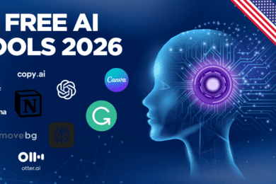 0 free AI tools 2026 ChatGPT Canva Grammarly for USA businesses
