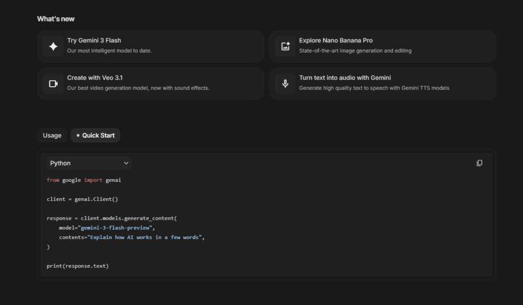 google ai studio free prompt editor gemini ai free tools usa 2026