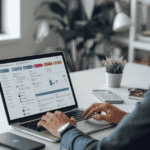 AI productivity tools helping a USA small business owner manage tasks and workflow in 2026