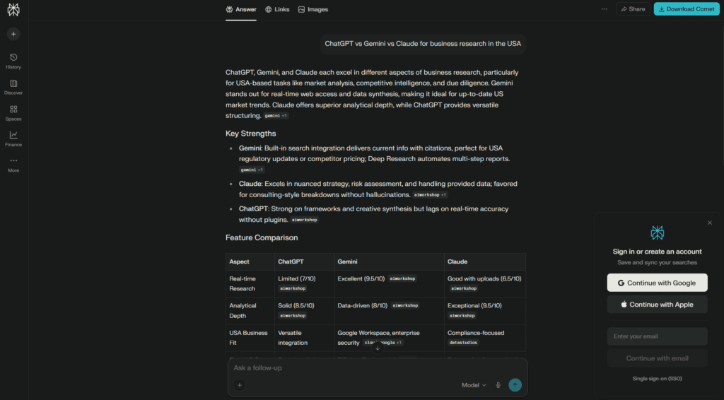 perplexity ai seo research example