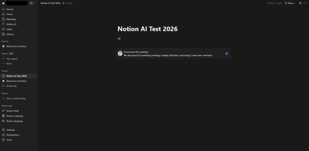 notion ai meeting notes free limit dashboard 2026