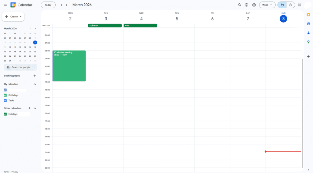 Reclaim.ai AI shifting focus blocks around new meetings automatically