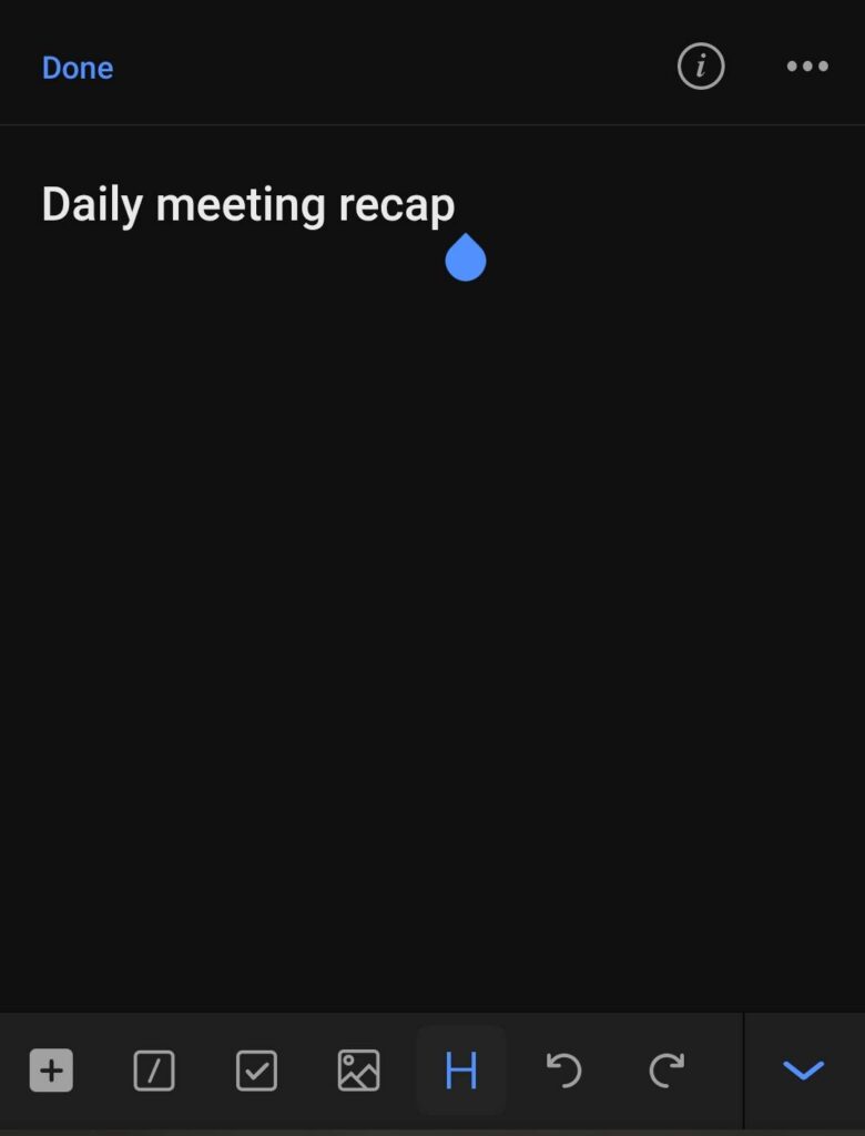 UpNote organized notebook dashboard