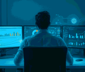 Best AI tools for marketing agencies 2026 — agency professional using AI marketing dashboards