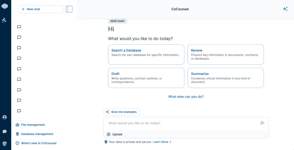 CoCounsel deposition prep with inconsistency detection