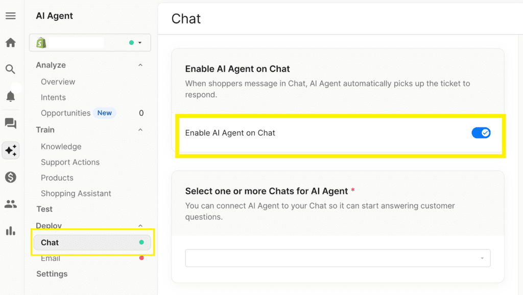 Gorgias AI automated response example for customer order status inquiry