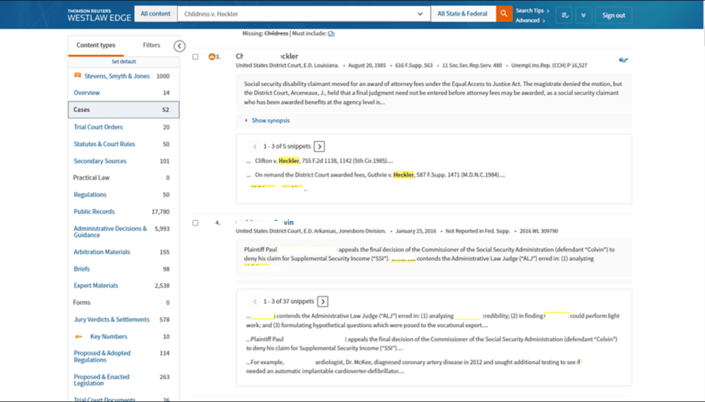 Westlaw AI research memo with KeyCite verification