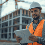 Best AI tools for construction 2026 — contractor using AI estimating software on job site