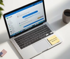 GPT-5 review 2026 setup showing ChatGPT interface on MacBook tested for USA small business owners