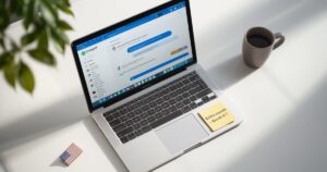 GPT-5 review 2026 setup showing ChatGPT interface on MacBook tested for USA small business owners